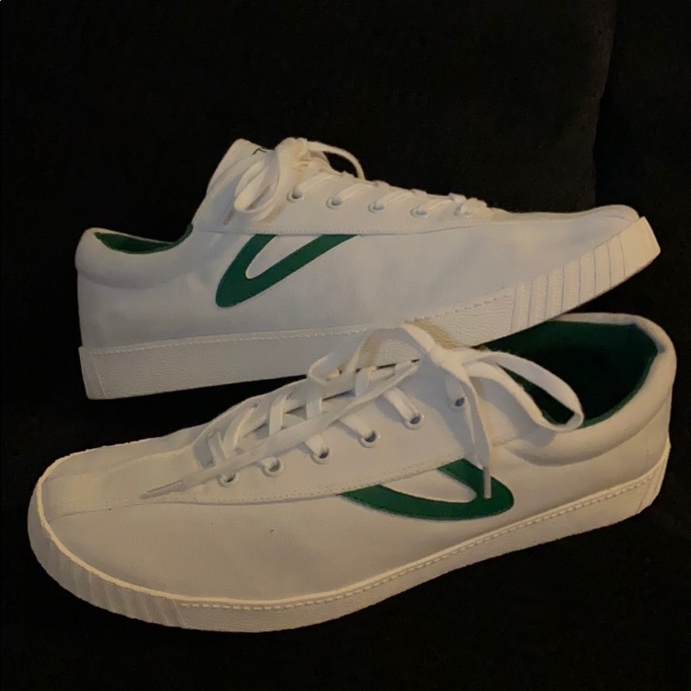 Tretorn’s White Canvas and Green